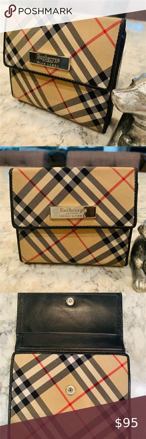 mens burberry wallet replica|is burberry blue label authentic.